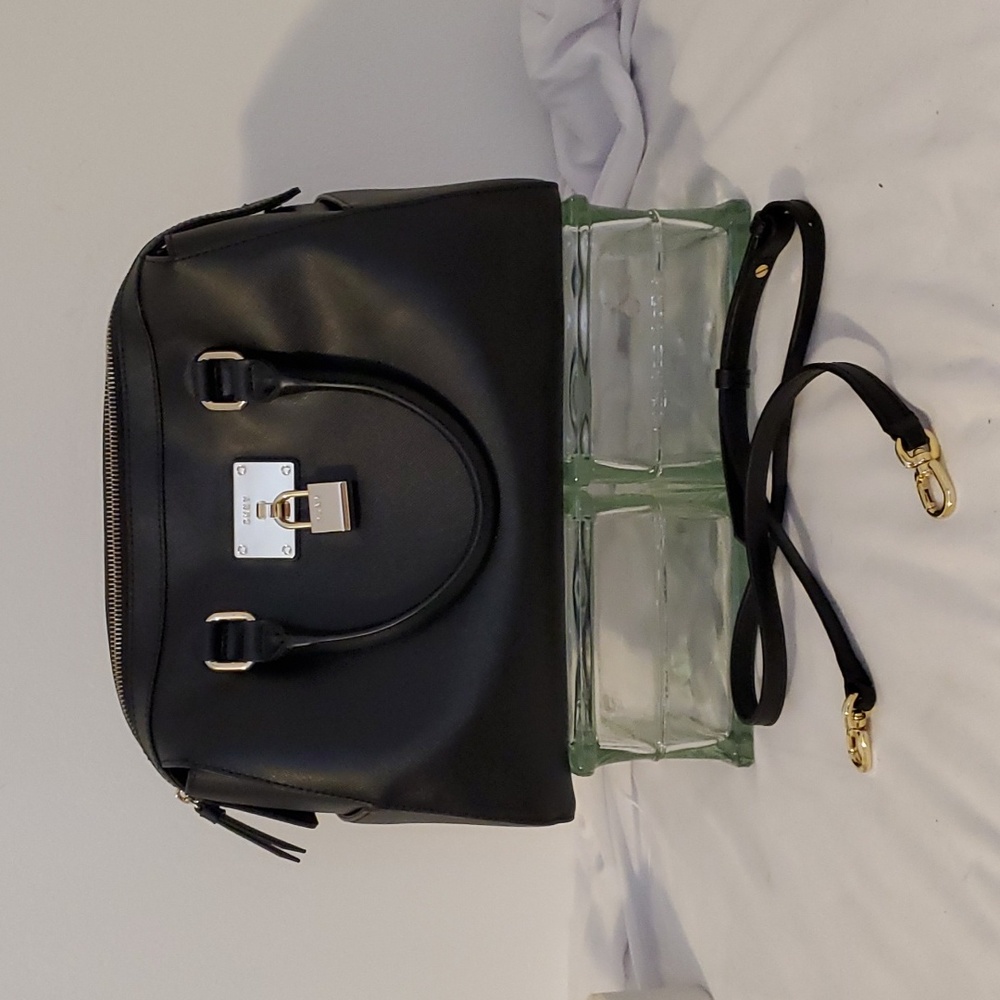 EUC DKNY Black Convertable Satchel